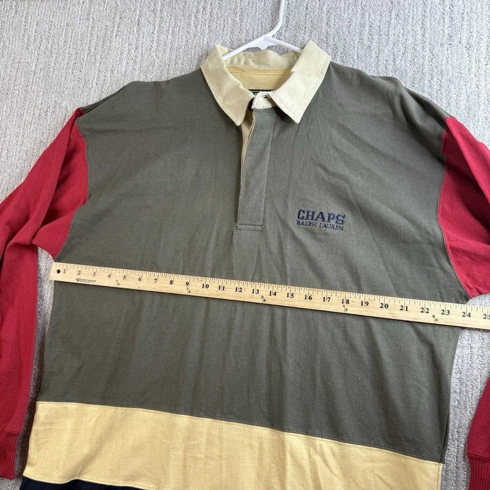 Vintage Chaps Ralph Lauren Rugby Polo Men's Size Large